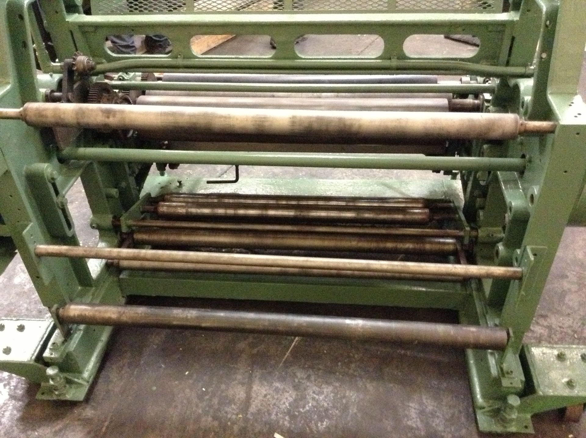 38” Windmoeller & Hoelscher 1-color flexographic inline printing press. Approx. 10” to 30” repeat. - Image 9 of 11