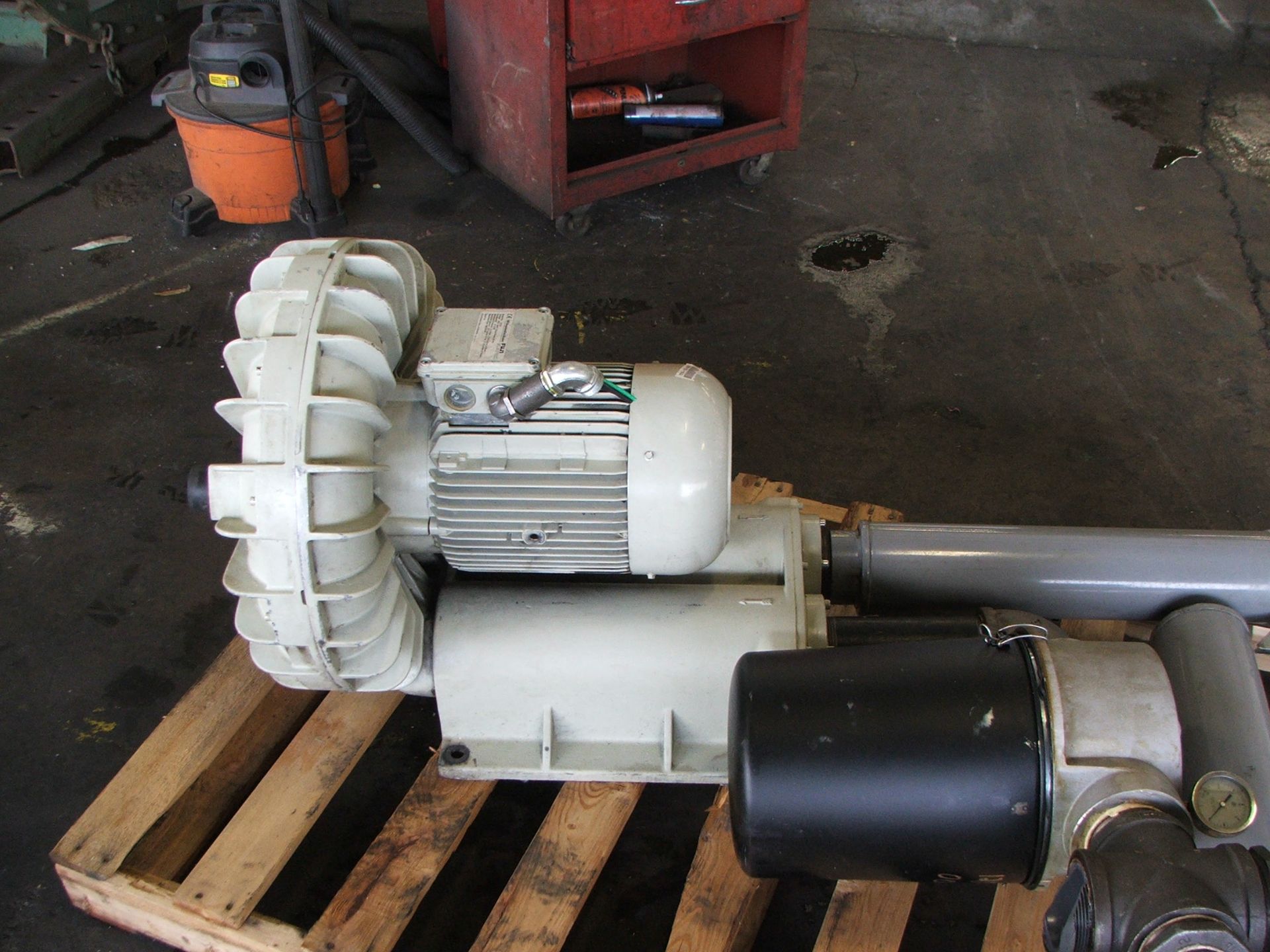 (3) Fuji electric regenerative blowers. Model VFD9. 20.5 HP AC motor; manufacturer of motor is