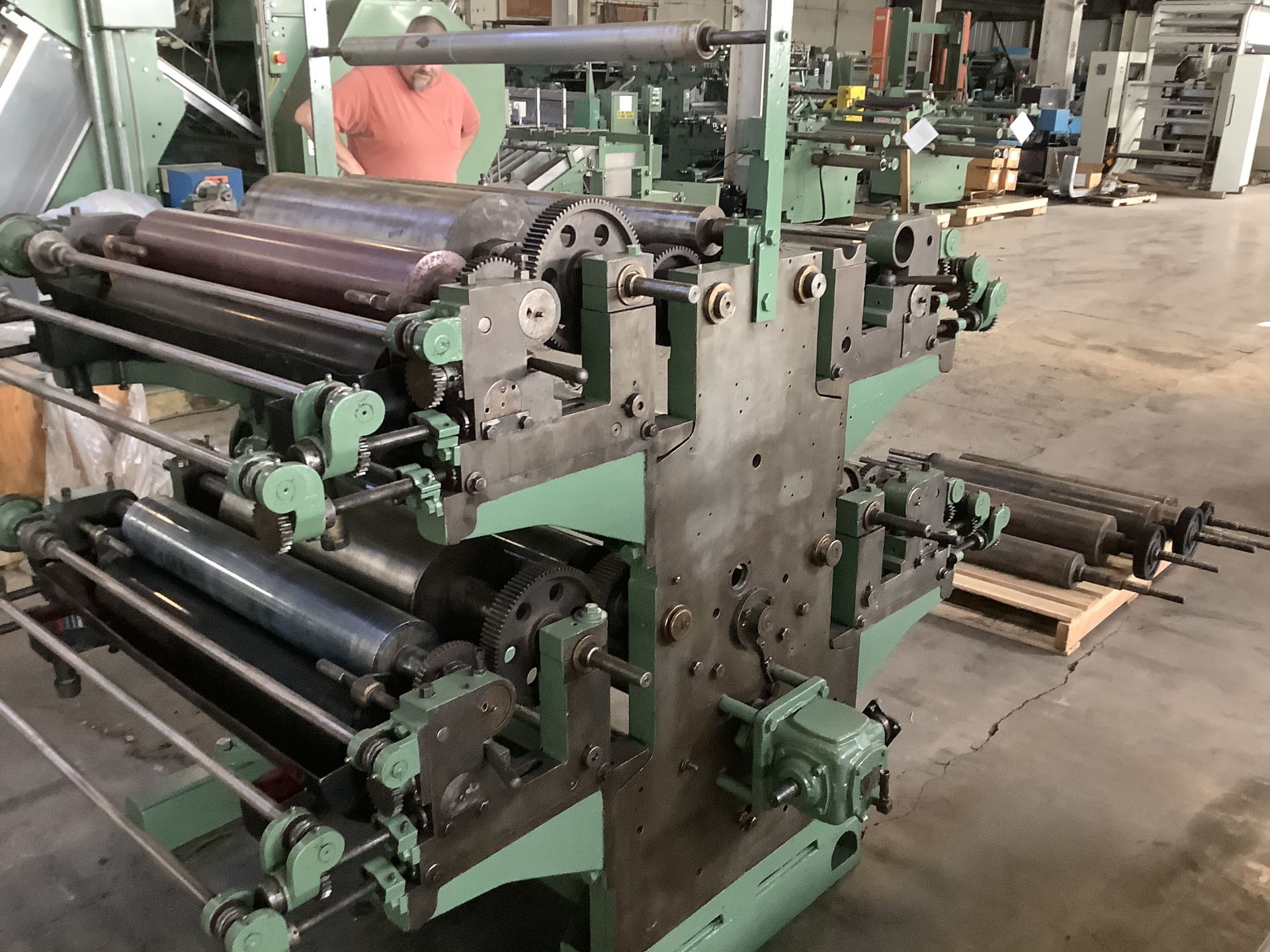 31” Windmoller & Holscher Alina X, 3-color, flexographic inline tailend printing press. Serial # - Image 11 of 16