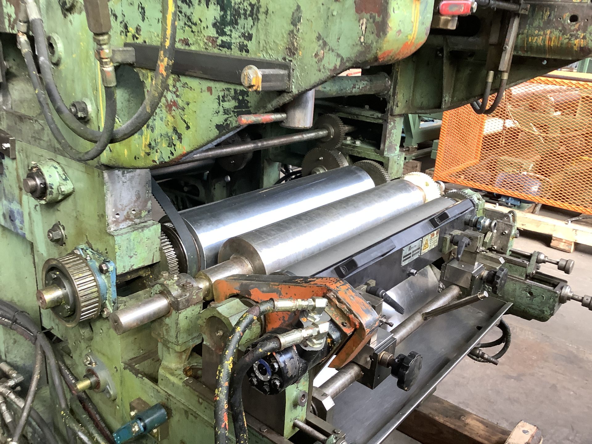 31” Wolverine Model 31-6 HLRE Hydroline 6-color stack flexographic printing press. 31” web width. - Image 5 of 28