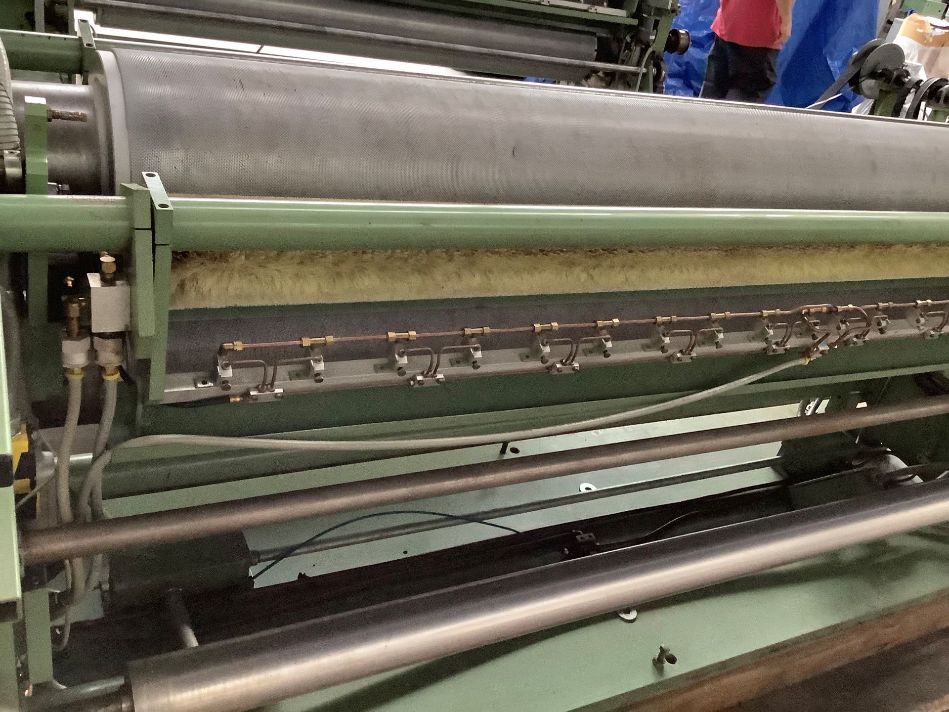 86” Bretting embossing system with matched steel-to-steel embossing rolls. Age 1992. Serial # of - Image 10 of 16