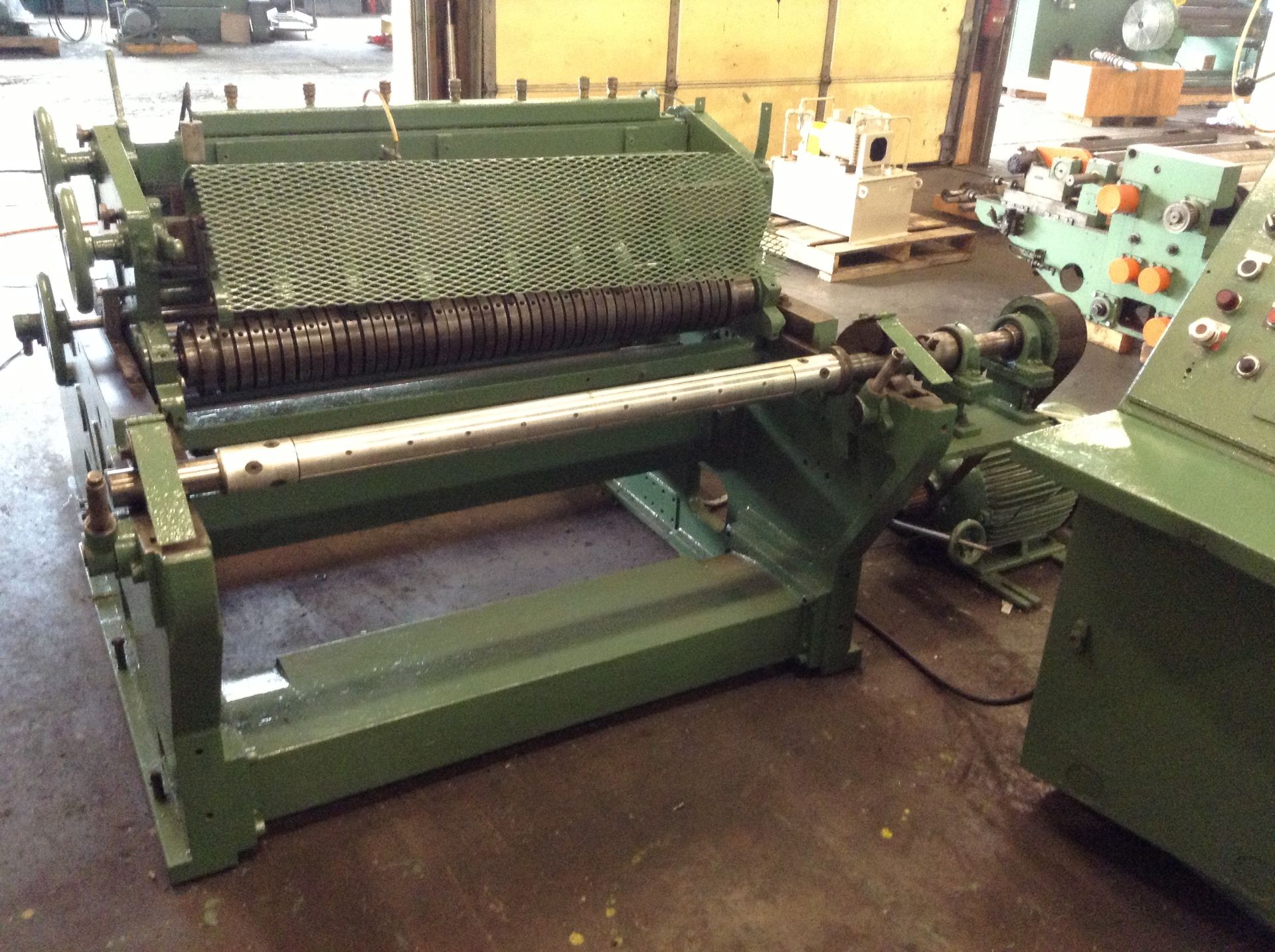 42” Kidder CW center rewind, single shaft, slitter rewinder. 40” dia. unwind. 40” dia. rewind. - Image 12 of 14