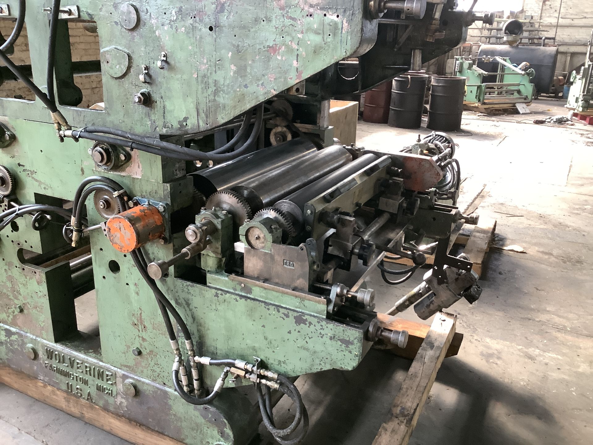 31” Wolverine Model 31-6 HLRE Hydroline 6-color stack flexographic printing press. 31” web width. - Image 13 of 28