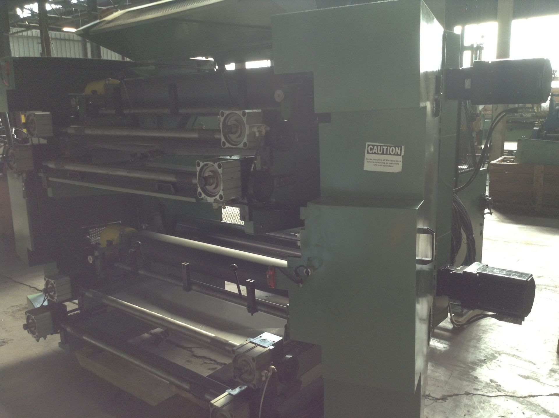 54” Retroflex K Series HD 2-color stack flexographic printer. Inline operation. New 2011. Serial # - Image 24 of 36