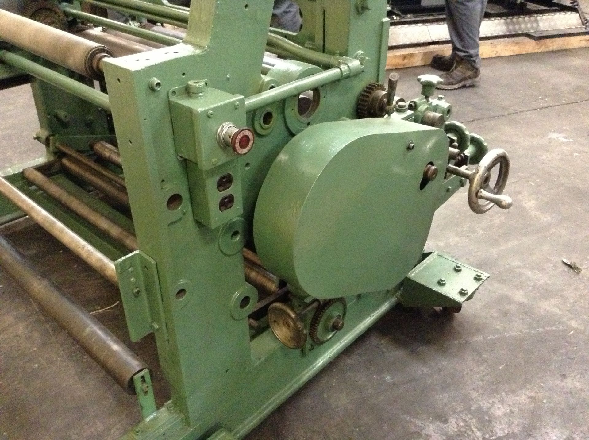 38” Windmoeller & Hoelscher 1-color flexographic inline printing press. Approx. 10” to 30” repeat. - Image 11 of 11