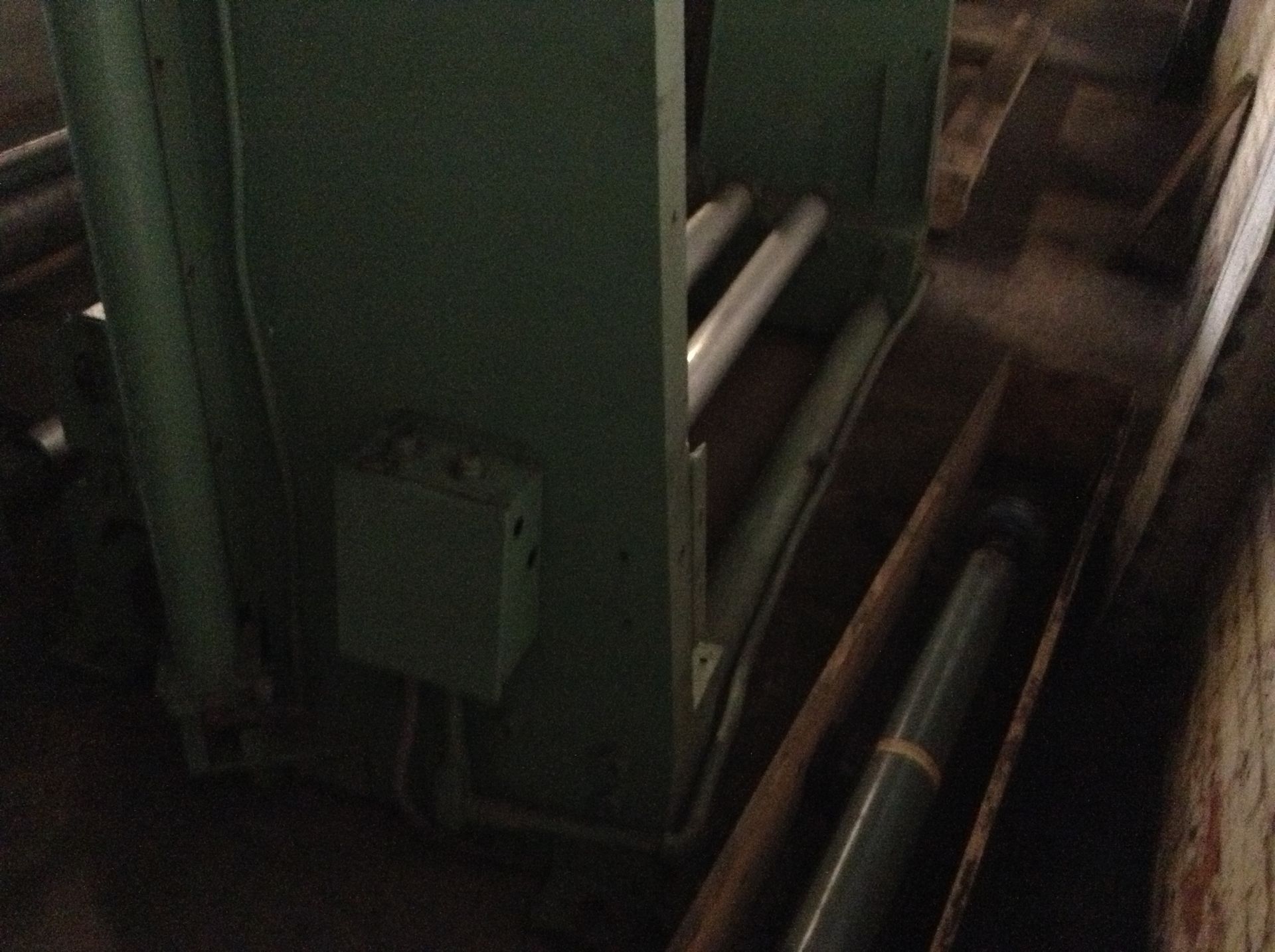 56" Faustel 2-drum surface rewind single shaft rewinder. Was inline with a laminator operating at - Image 11 of 17