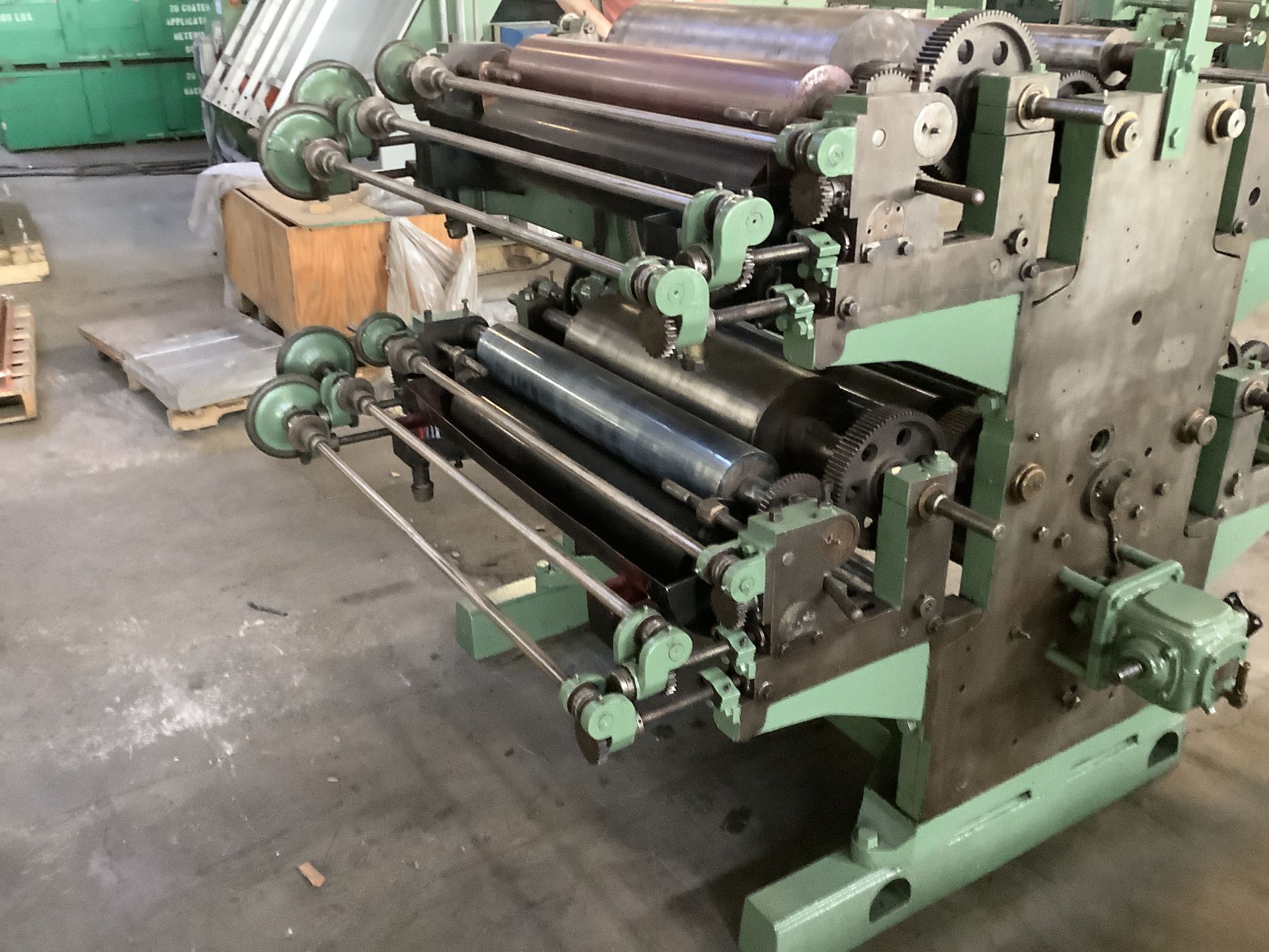 31” Windmoller & Holscher Alina X, 3-color, flexographic inline tailend printing press. Serial # - Image 12 of 16