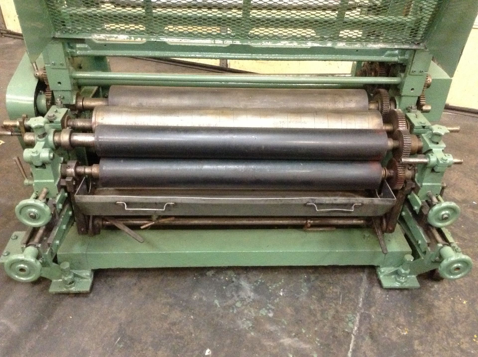 38” Windmoeller & Hoelscher 1-color flexographic inline printing press. Approx. 10” to 30” repeat. - Image 2 of 11