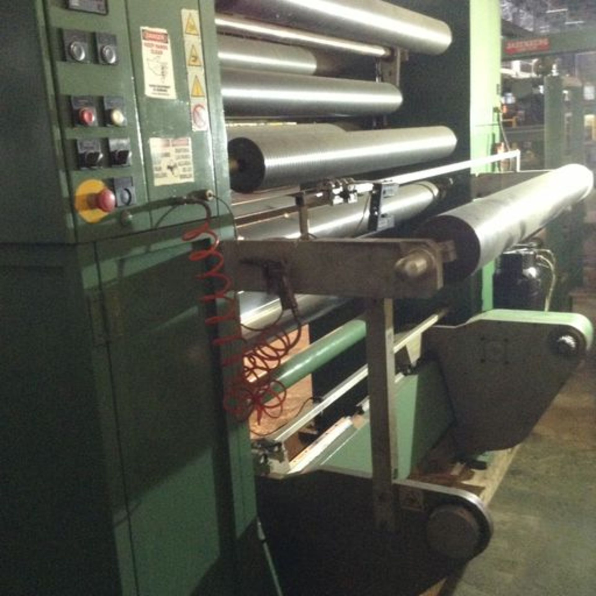 63” Nordmeccanica 4-roll, chill roll / heat roll system. Age 2005. 64” wide idlers. This chill - Image 5 of 20