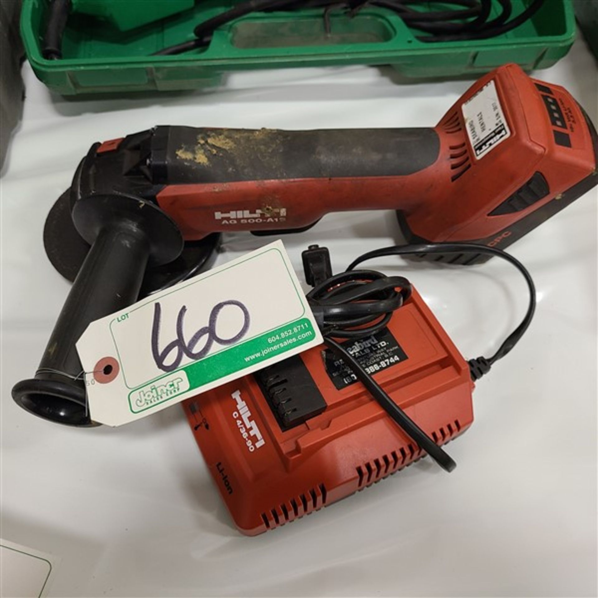 HILTI AG 500-A18 CORDLES 5 IN. ANGLE GRINDER