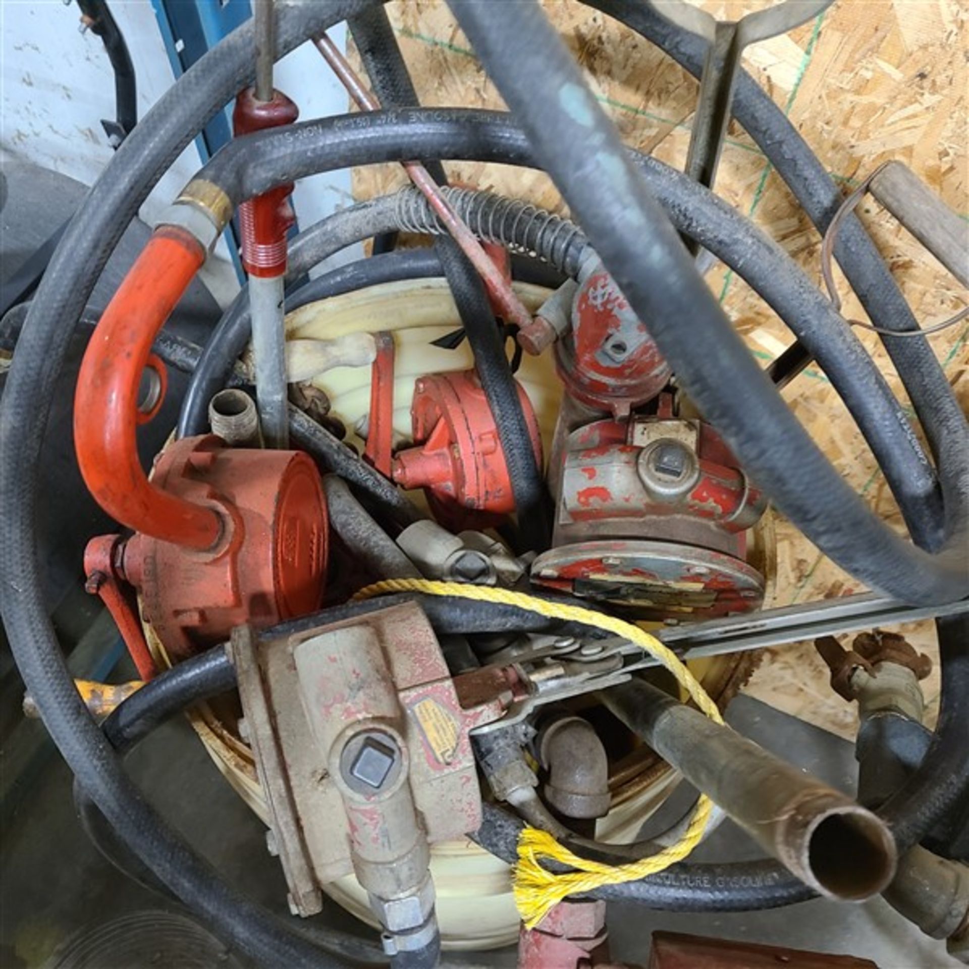 PLASTIC BARREL OF ASSORTED BARREL PUMPS - Image 2 of 2