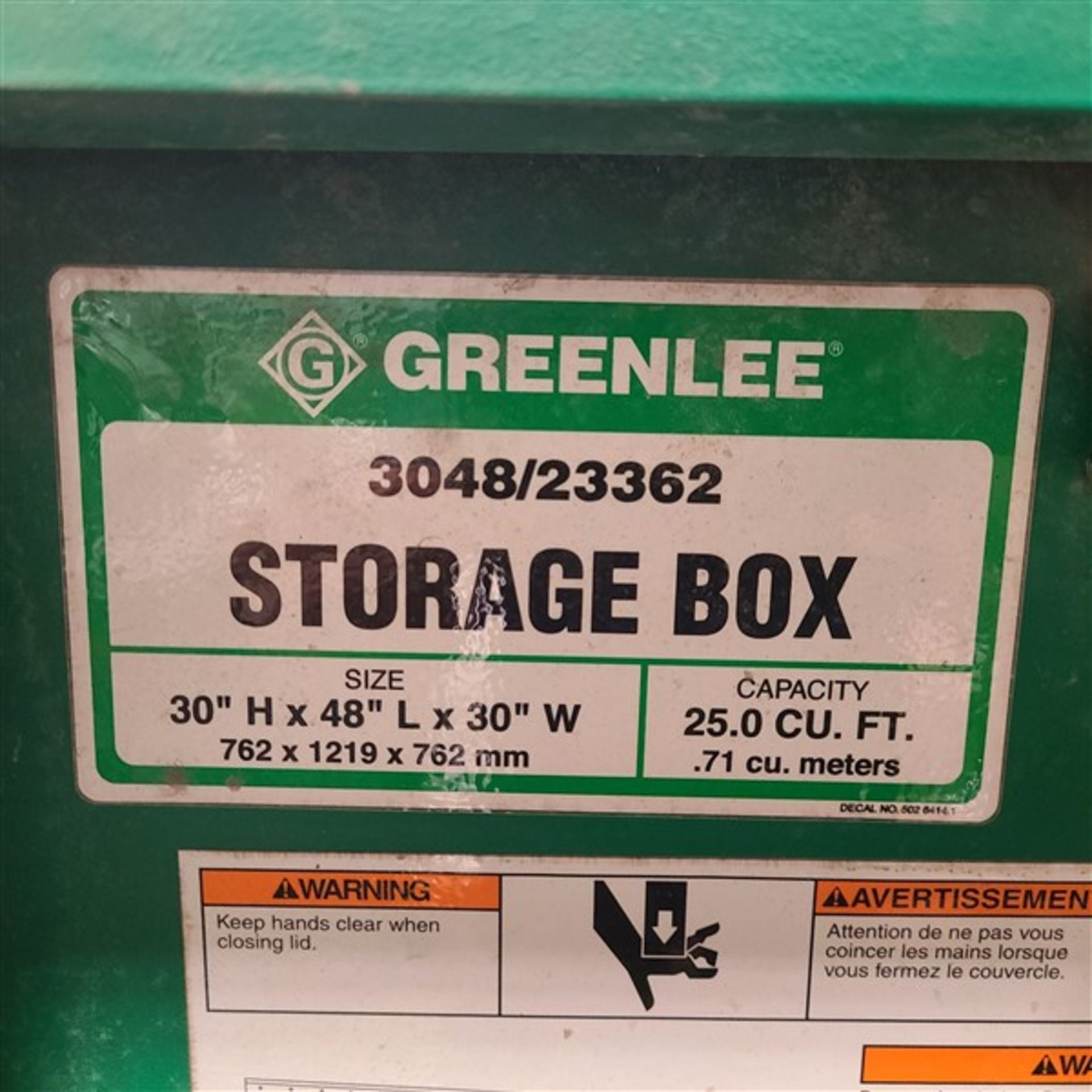 GREENLEE CONSTRUCTION TOOL BOX - Image 3 of 3
