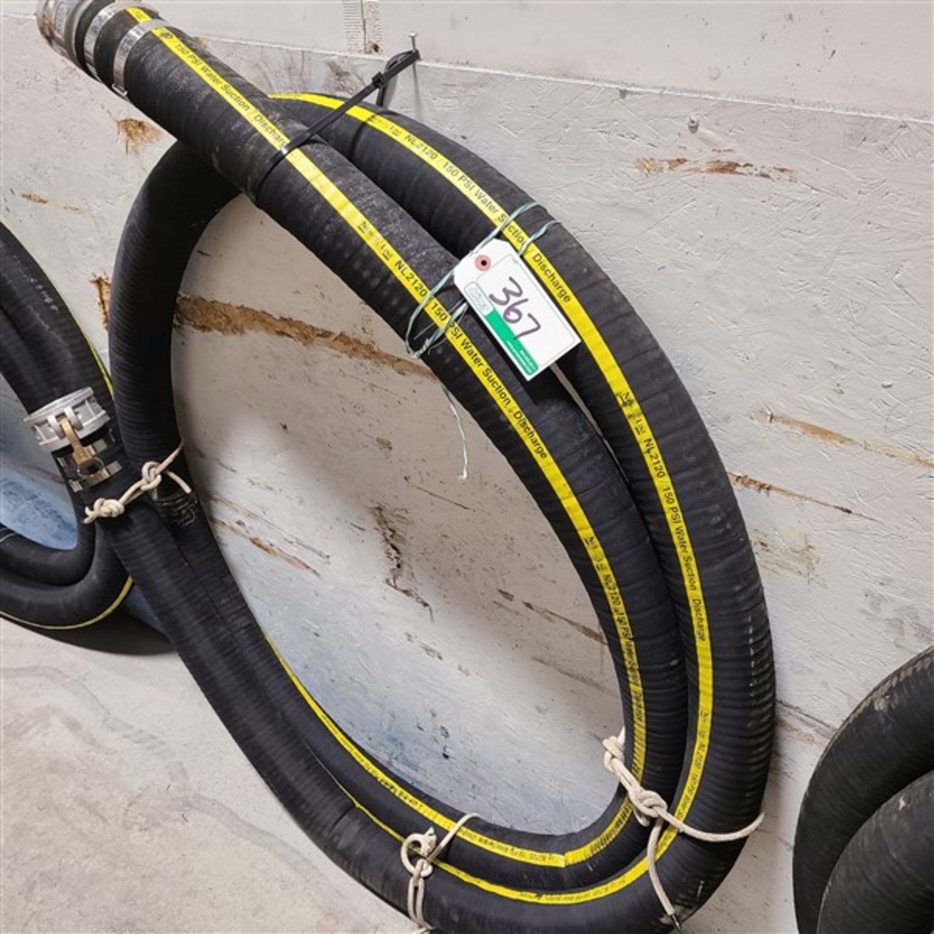 ROLL OF 3 IN. PUMP HOSE W/FITTINGS