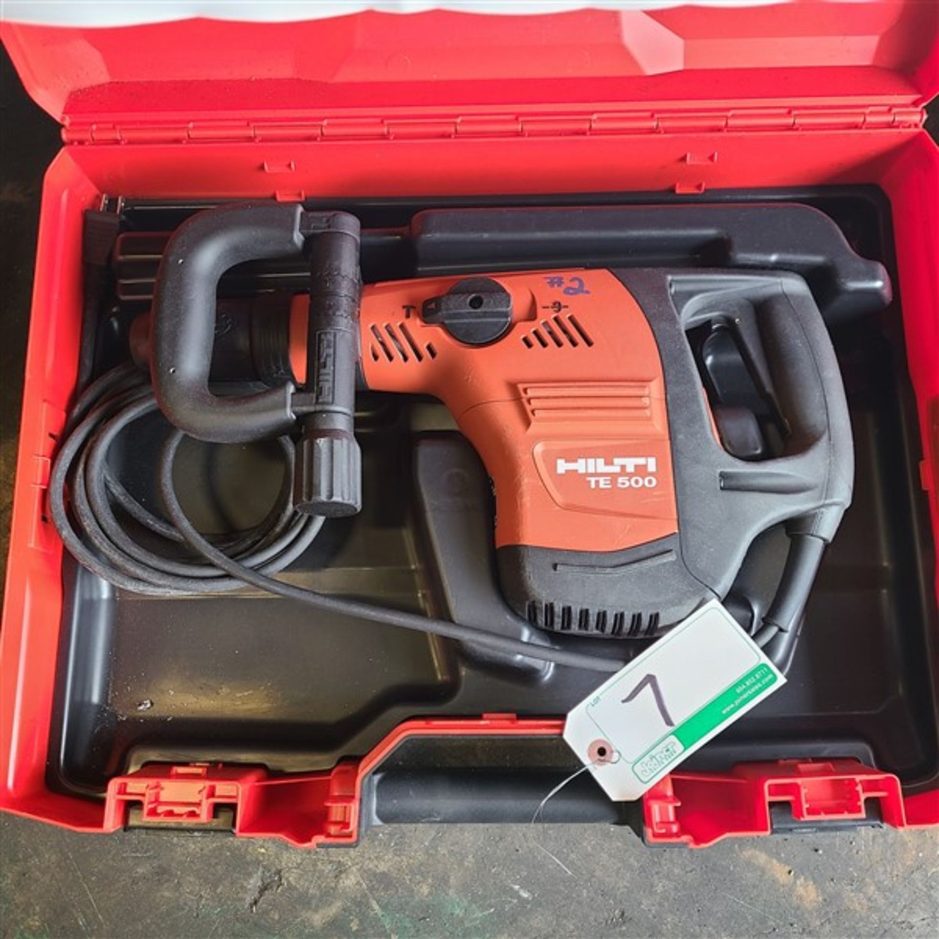 HILTI TE 500 SDS MAX DEMOLITION HAMMER, CORDED (UNUSED)