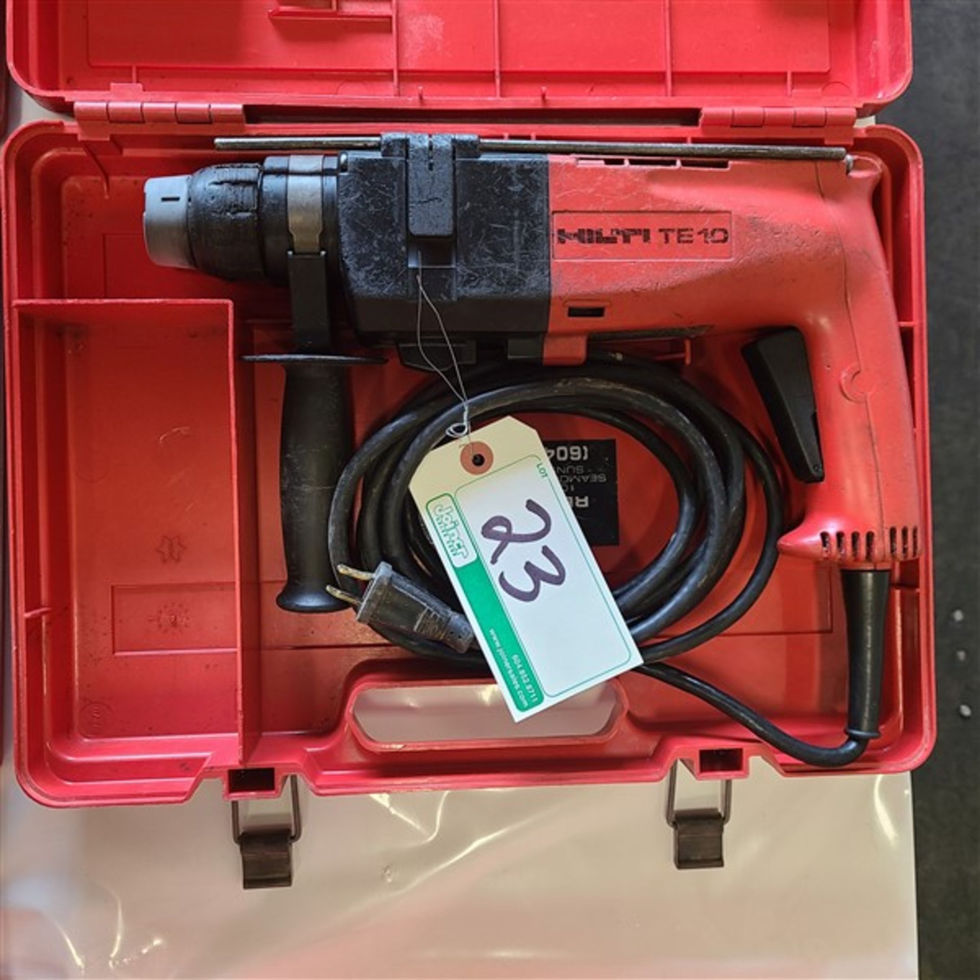 HILTI TE-10 CORDED ROTARY HAMMER DRILL