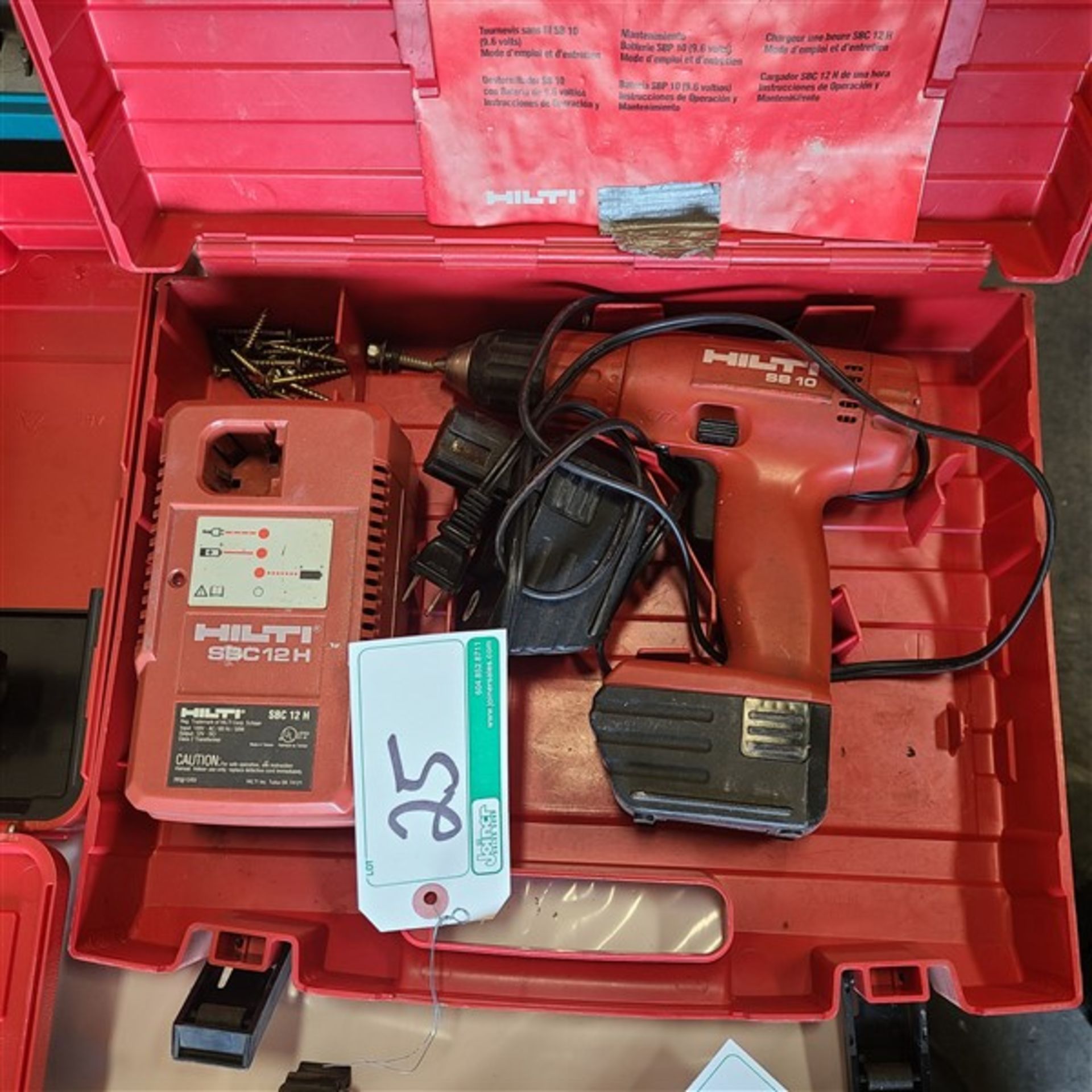 HILTI SB10 CORDLESS DRILL/DRIVER