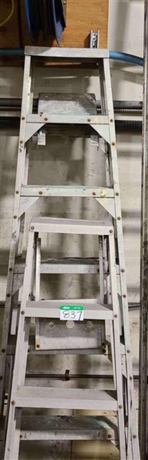 2 STEP LADDERS 8 FT., 6 FT.