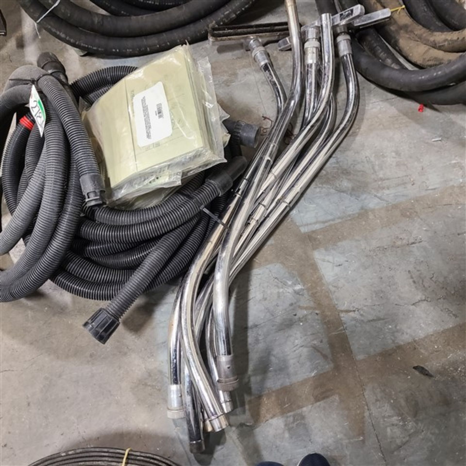 LOT OF VACUUM CLEANER HOSE, WANDS AND BAGS - Image 2 of 4