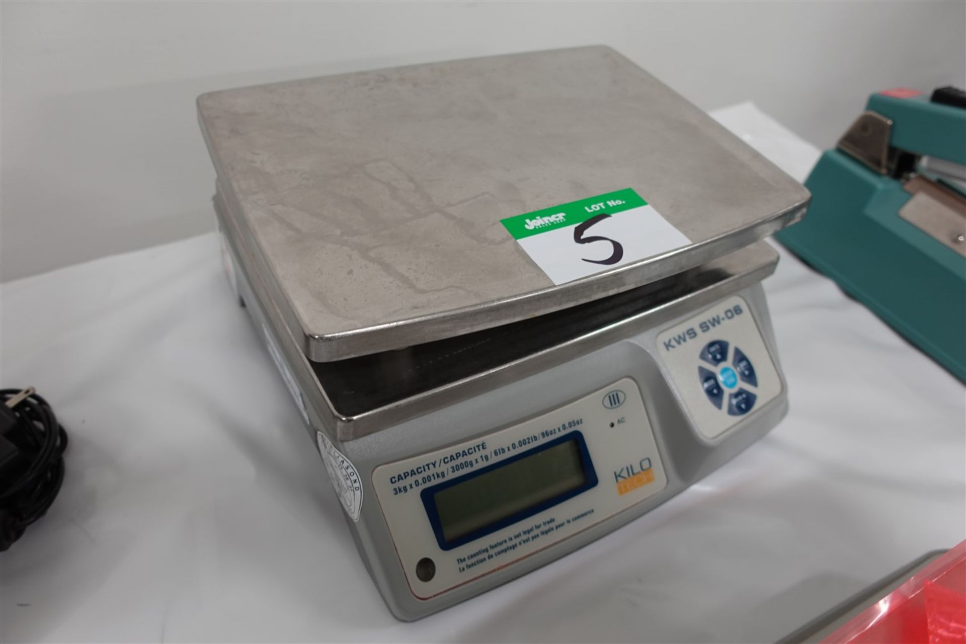 KILOTECH COUNTER TOP DIGITAL WEIGHING SCALE MOD. KWS SW-06 - Image 2 of 3