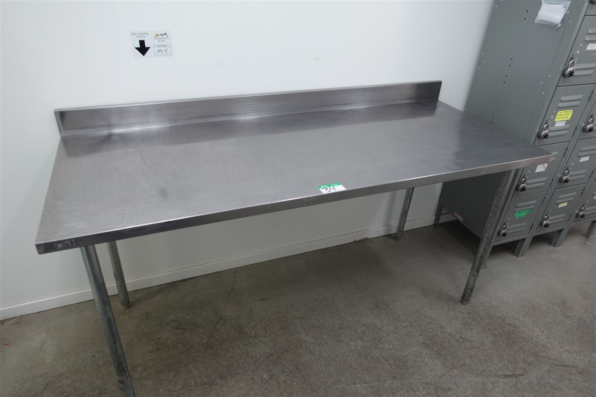 STAINLESS STEEL TABLE 30 IN. X 72 IN.