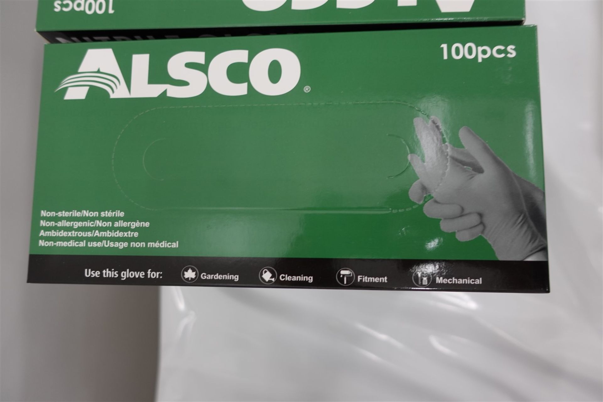 12 BOXES OF ALSCO NITRILE GLOVES - Image 2 of 2