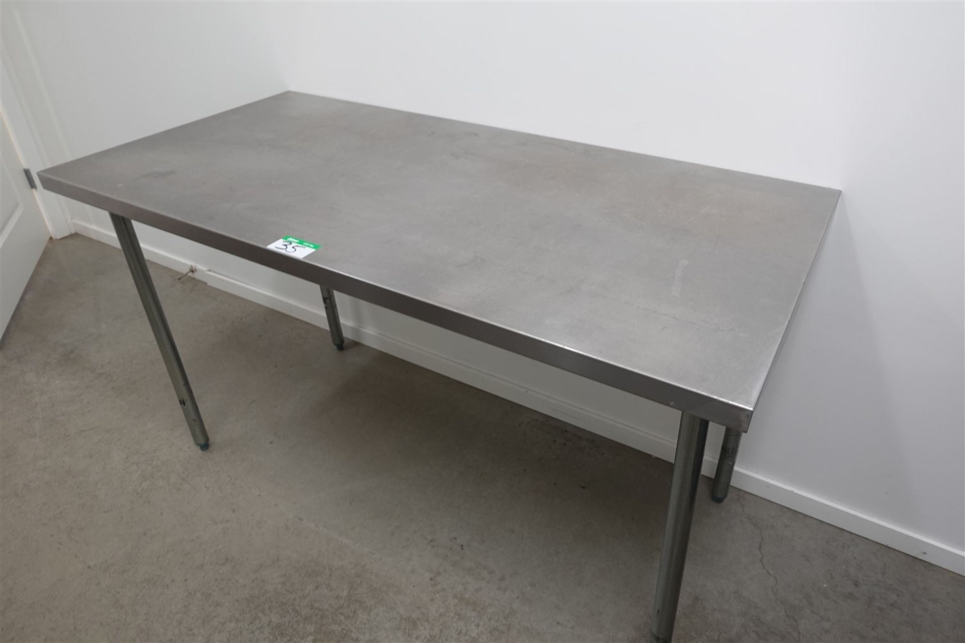 STAINLESS STEEL TABLE 30 IN. X 60 IN.