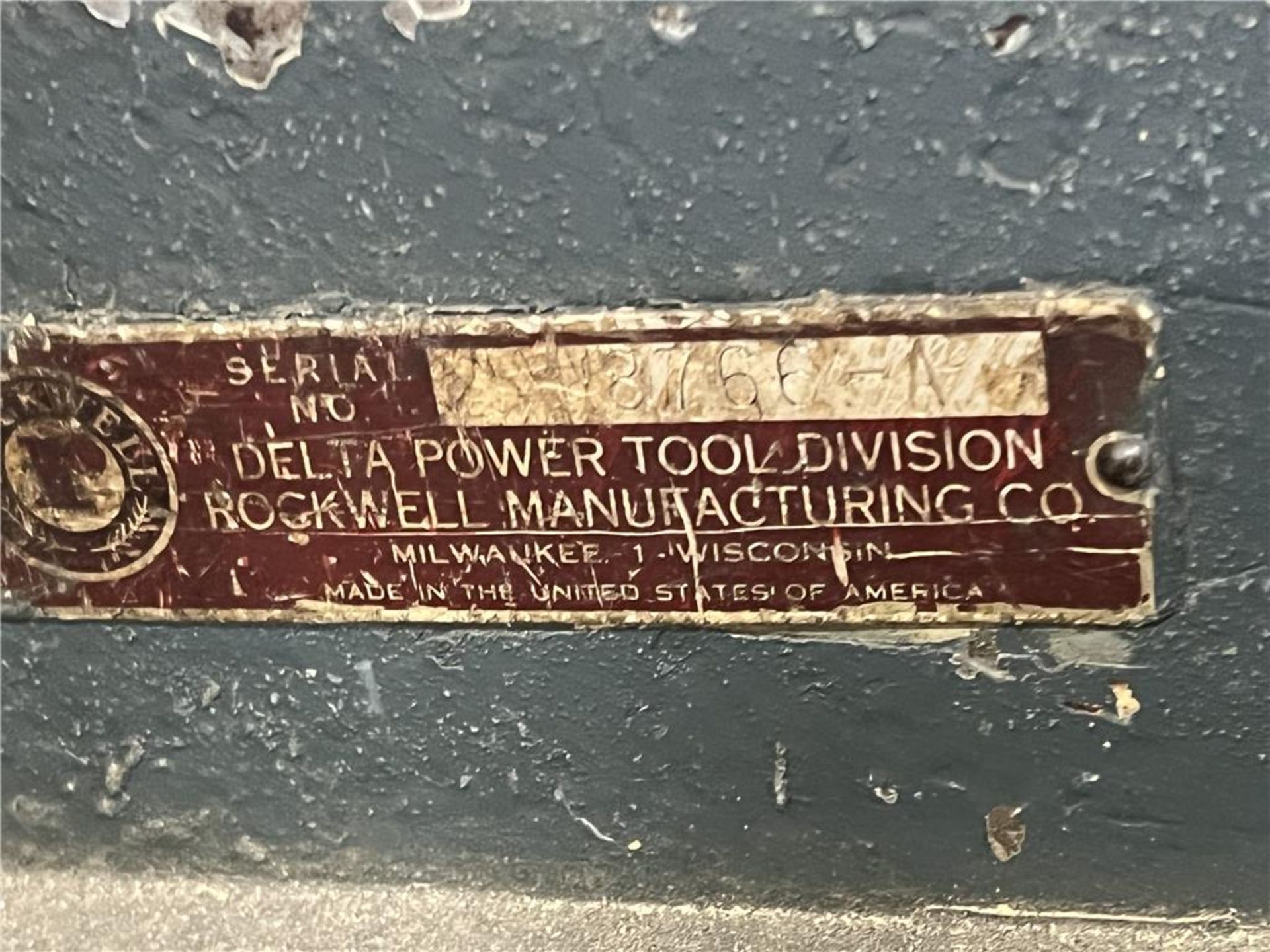 DELTA ROCKWELL BANDSAW, S/N: 8766-A - Image 3 of 3