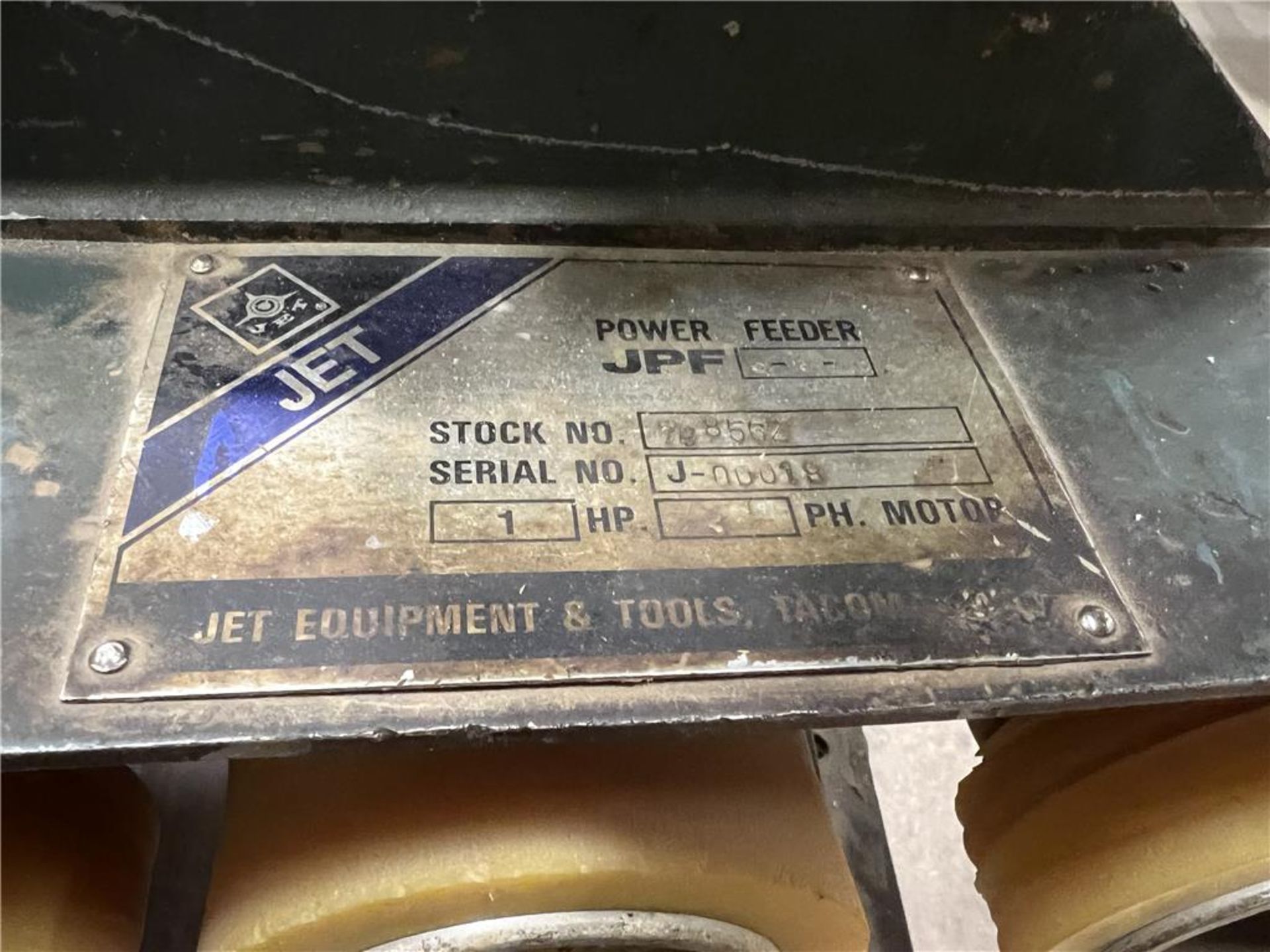 JET JPF3-3 3PH POWER FEED, S/N: J-00019 - Image 2 of 2