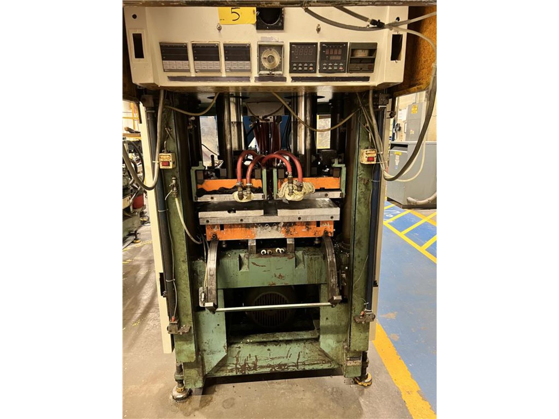 WYSONG MODEL 150-8 PRESS BRAKE, W/ ASSORTED TOP & BOTTOM DIES - Image 11 of 24