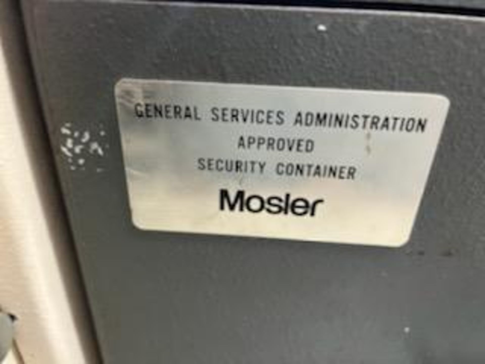 MOSLER 2-DRAWER SAFE, MODEL SFC-2 - DATE OF MFG 11/73 - Image 2 of 4