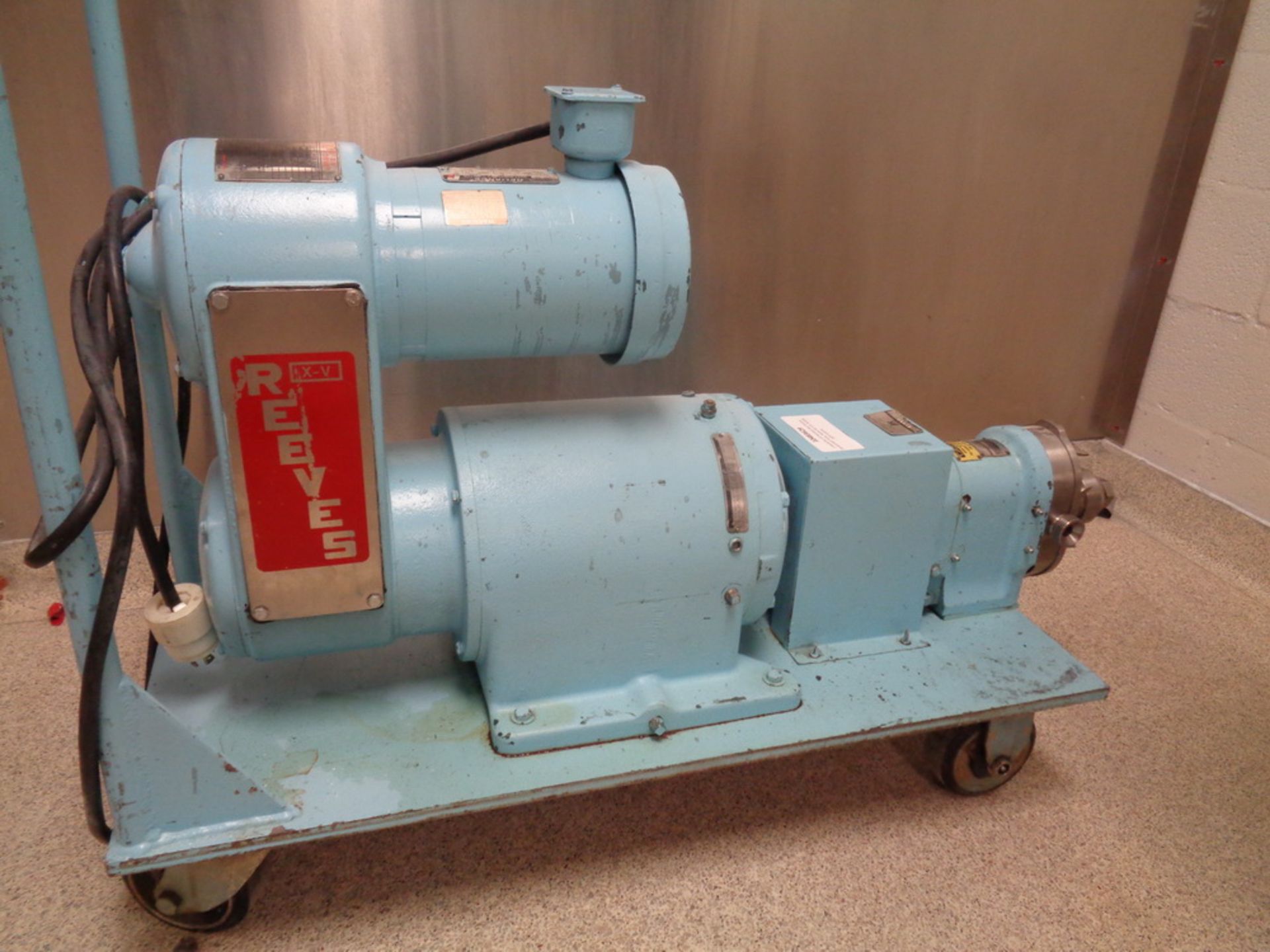 Waukesha 1HP Stainless Steel Positive Displacement Pump, Model DO, S/N 7S530SS