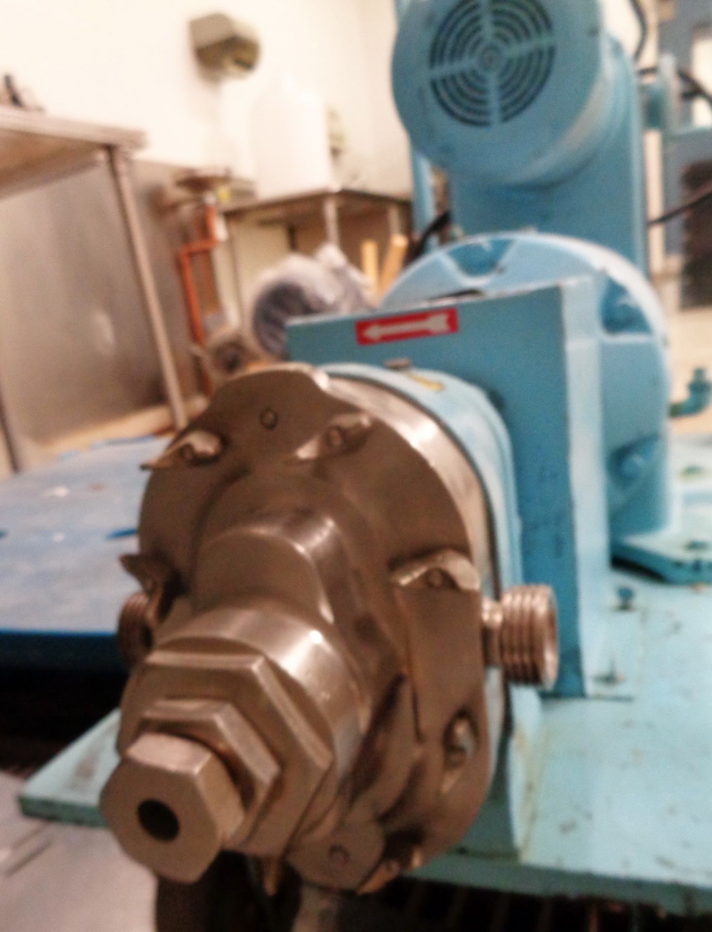 Waukesha 1HP Stainless Steel Positive Displacement Pump, Model DO, S/N 7S530SS - Image 3 of 8