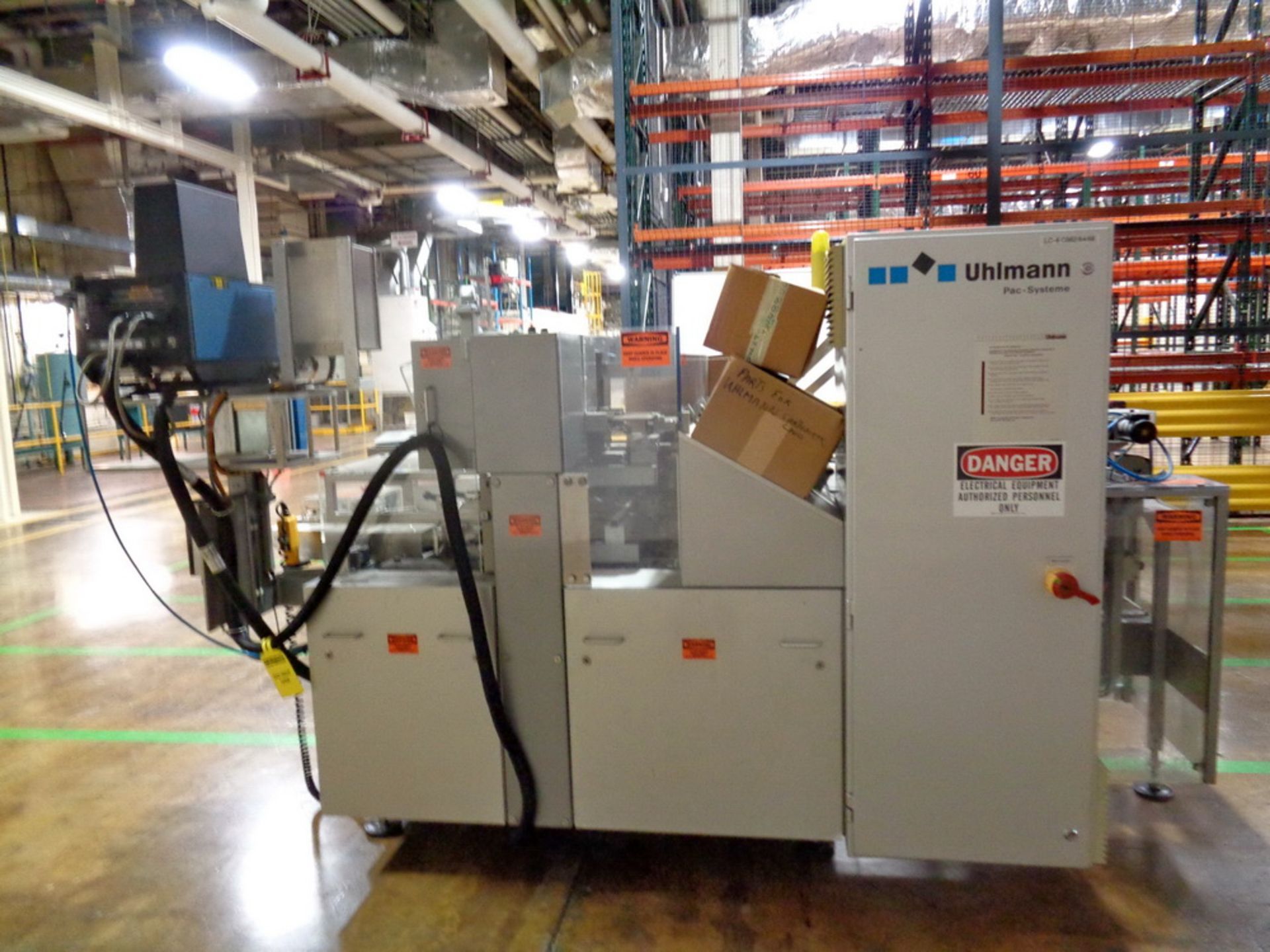 Uhlmann Automatic Blister Cartoner, Model C100, S/N 818, with Nordson Hot Glue System - Image 12 of 16