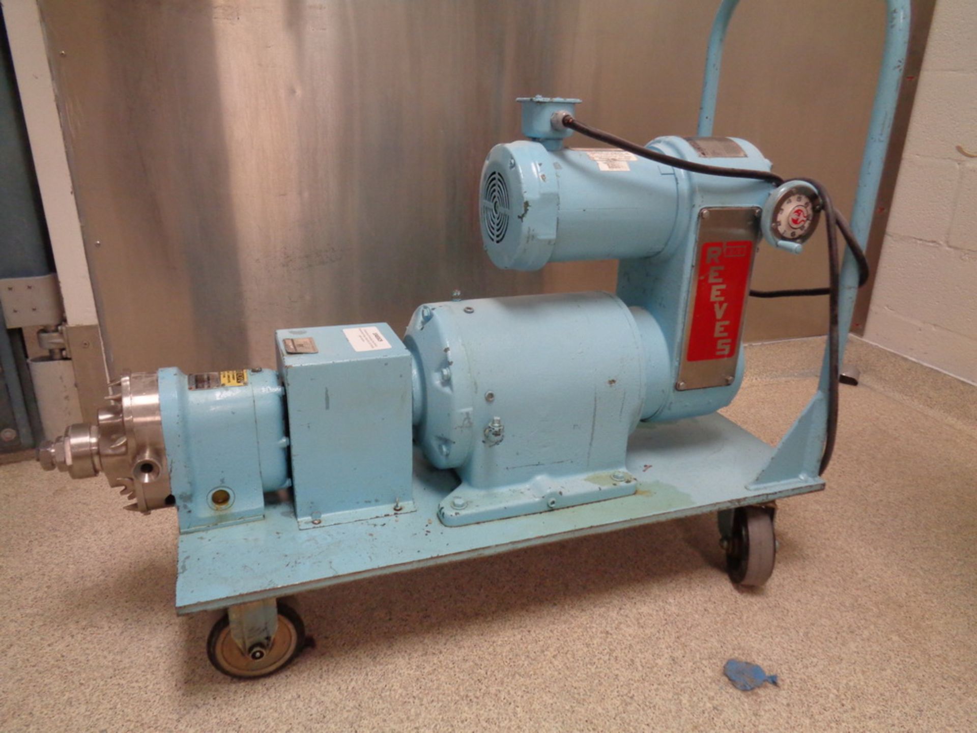Waukesha 1HP Stainless Steel Positive Displacement Pump, Model DO, S/N 7S530SS - Image 2 of 8