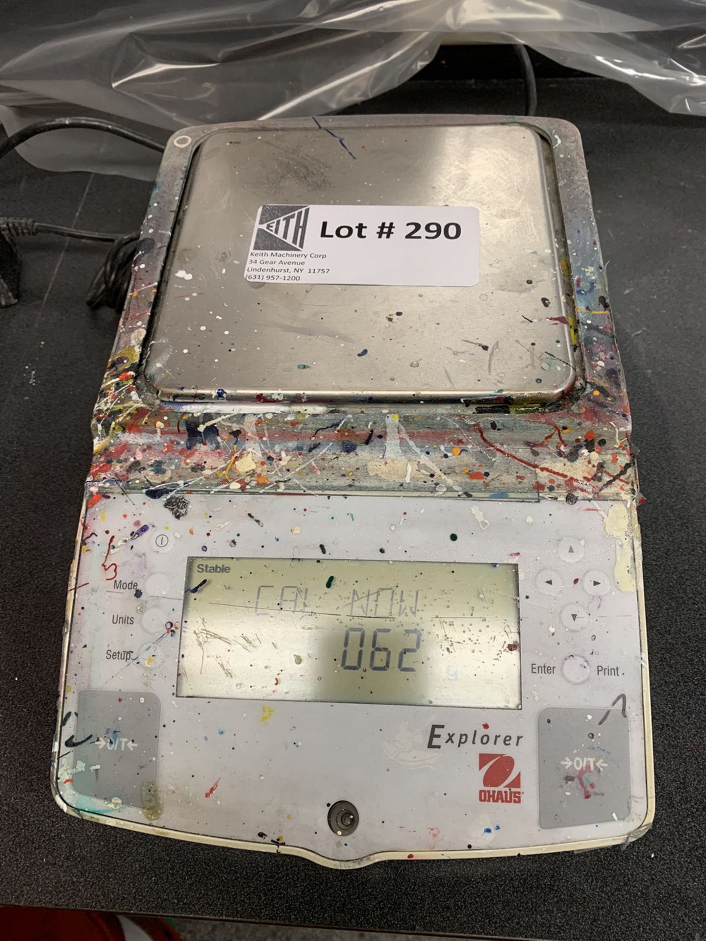 OHAUS LABORATORY SCALE, MODEL EXPLORER - Image 2 of 2