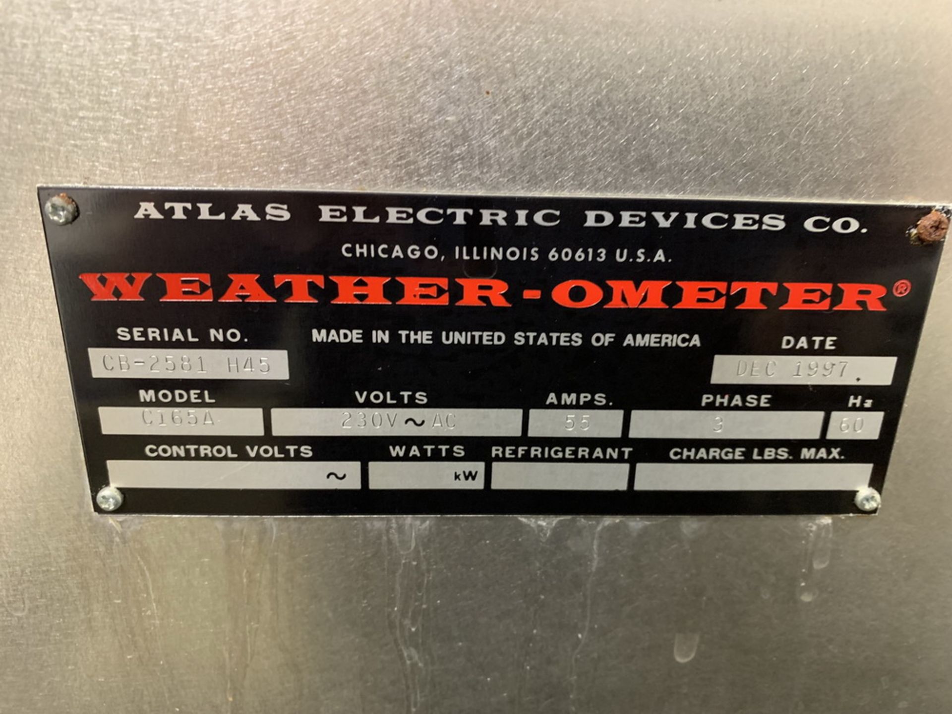 ATLAS XENON WEATHER-OMETER, MODEL CI65A - Image 3 of 5