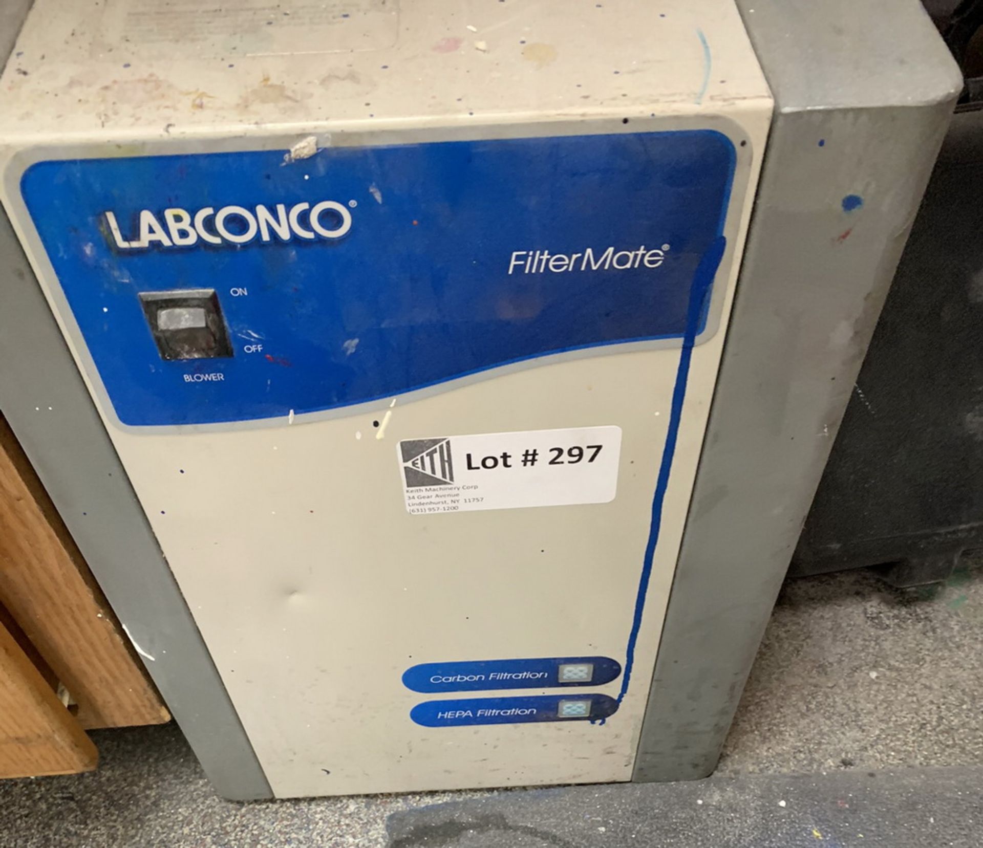 LABCONCO FILTER MATE W/ ARTICULATED FUME EXTRACTION ARM