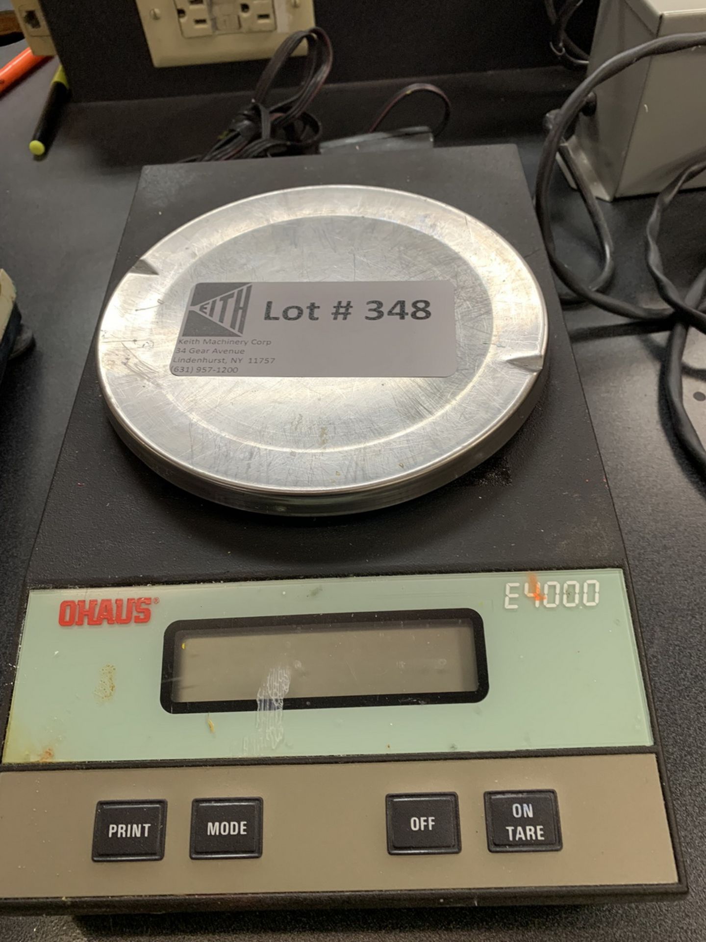 OHAUS LABORATORY SCALE, MODEL E4000