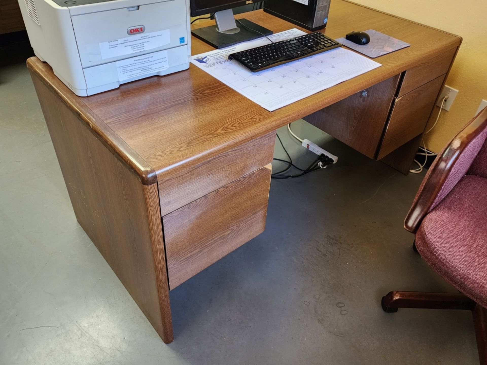 Room Contents - Laminate Top Desks 60" L x 30" W - Image 8 of 11