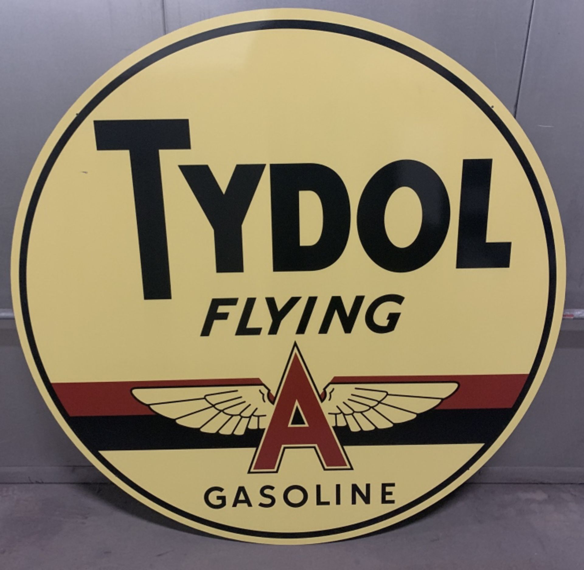 Tydol Flying A Gasoline Sign. 4Õ Across.