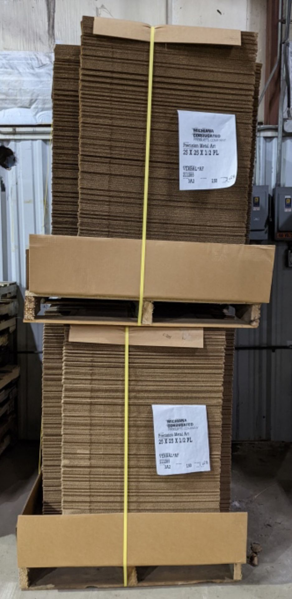 Michiana Corrugated Products Co. Shipping Boxes.