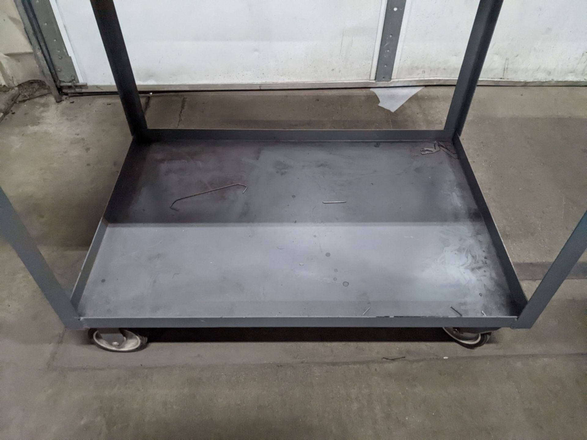 Uline Metal Two Tier Utility Cart. Surface - Image 4 of 5