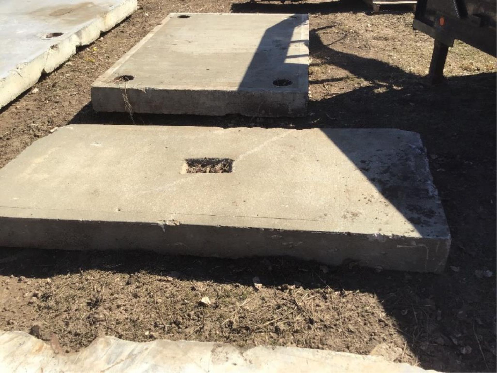 Small Concrete Pad 3.5 ft by 8 ft Lot #s" 186, 187, & 188 Selling on Choice. Lot #s" 186, 187, & 188