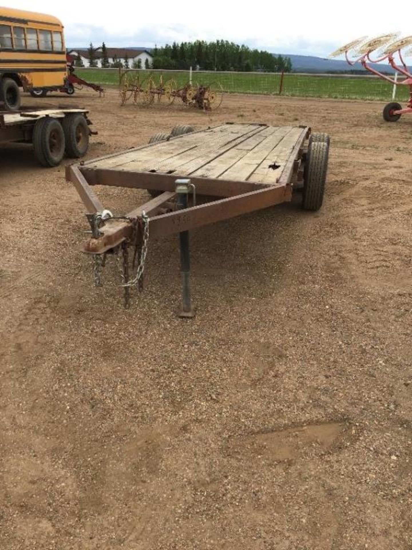 Custom Built 2-Unit T/A Quad Trailer No VIN. Sells with Bill of Sale Only. Walking Beam Suspension