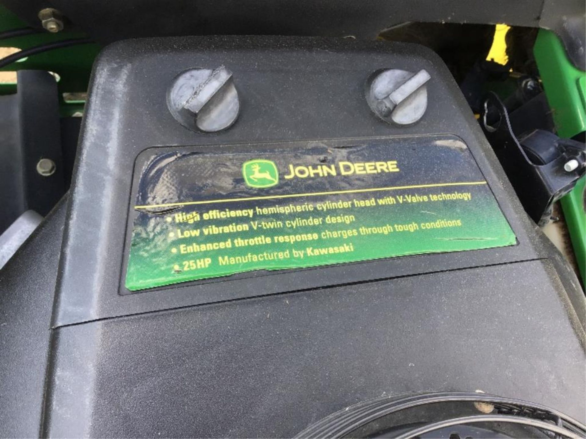 2008 John Deere Z465 EZtrak Zero Turn Mower VIN MOX465EO42733 62in Cut, 25hp Eng, 317hrs, New - Image 7 of 9