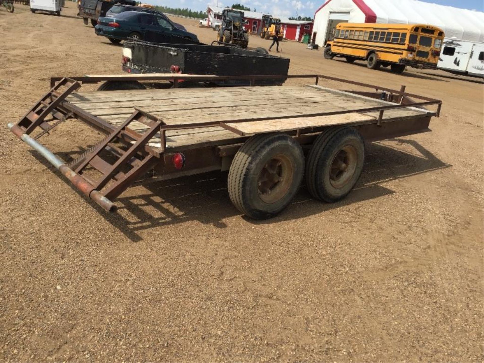 T/A Farm Trailer NO VIN. Sells with Bill of Sale only. - Image 3 of 6