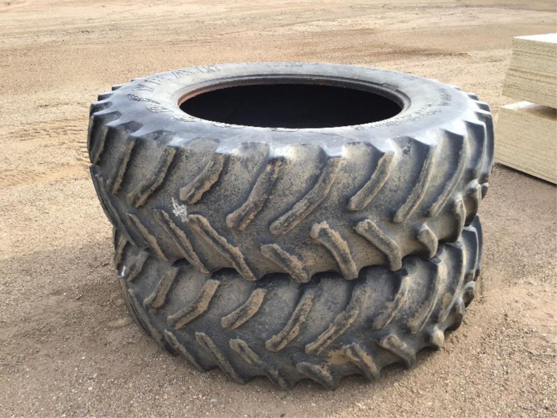 Set of (2) 18.4R38 Tractor Tires Selling by the pc X 2.