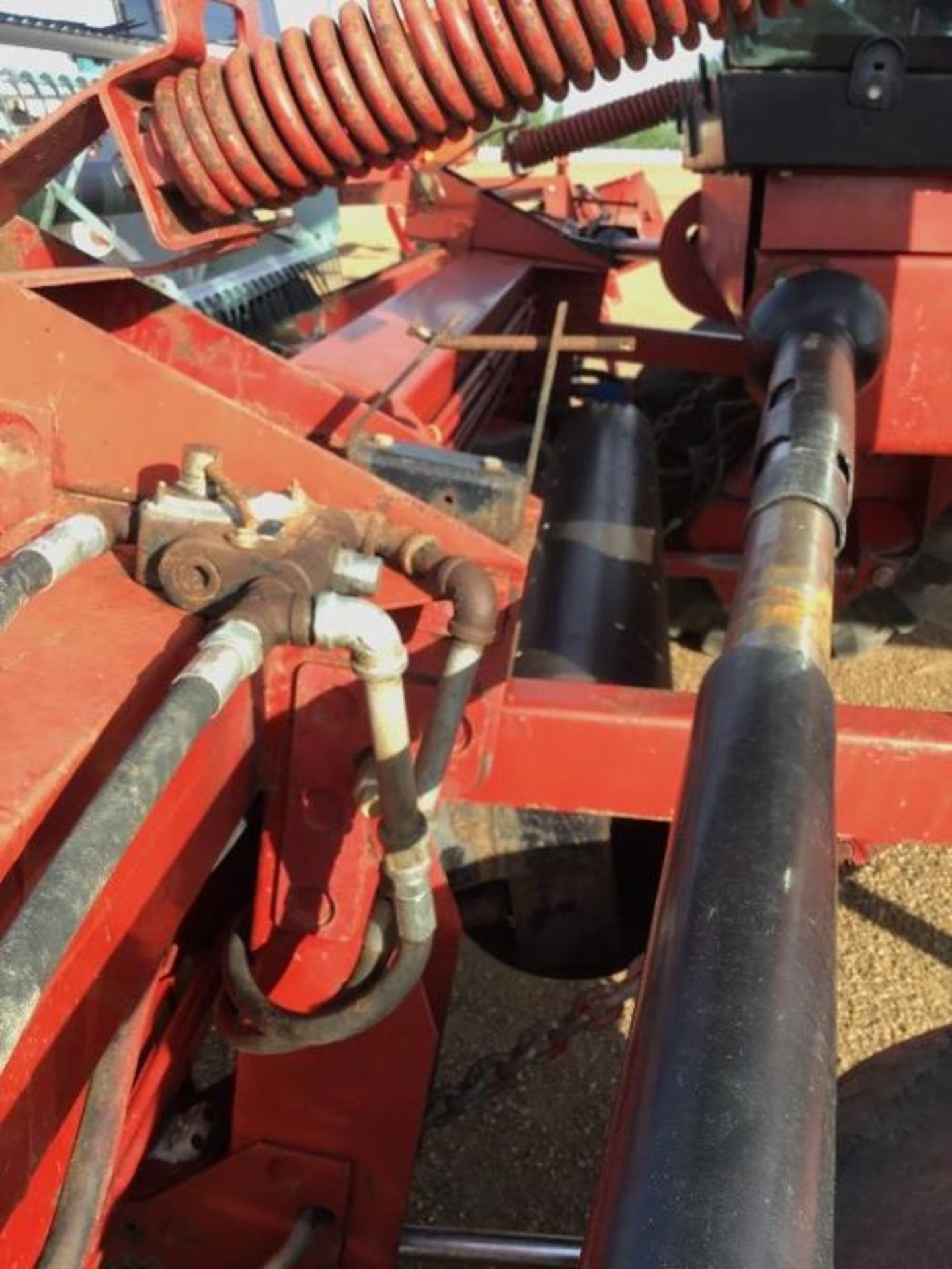 Case IH 8820 25Ft Swather Rear Weights, Diesel power, Hydro static Drive, U/2 Pickup Reel w/Poly - Image 12 of 23