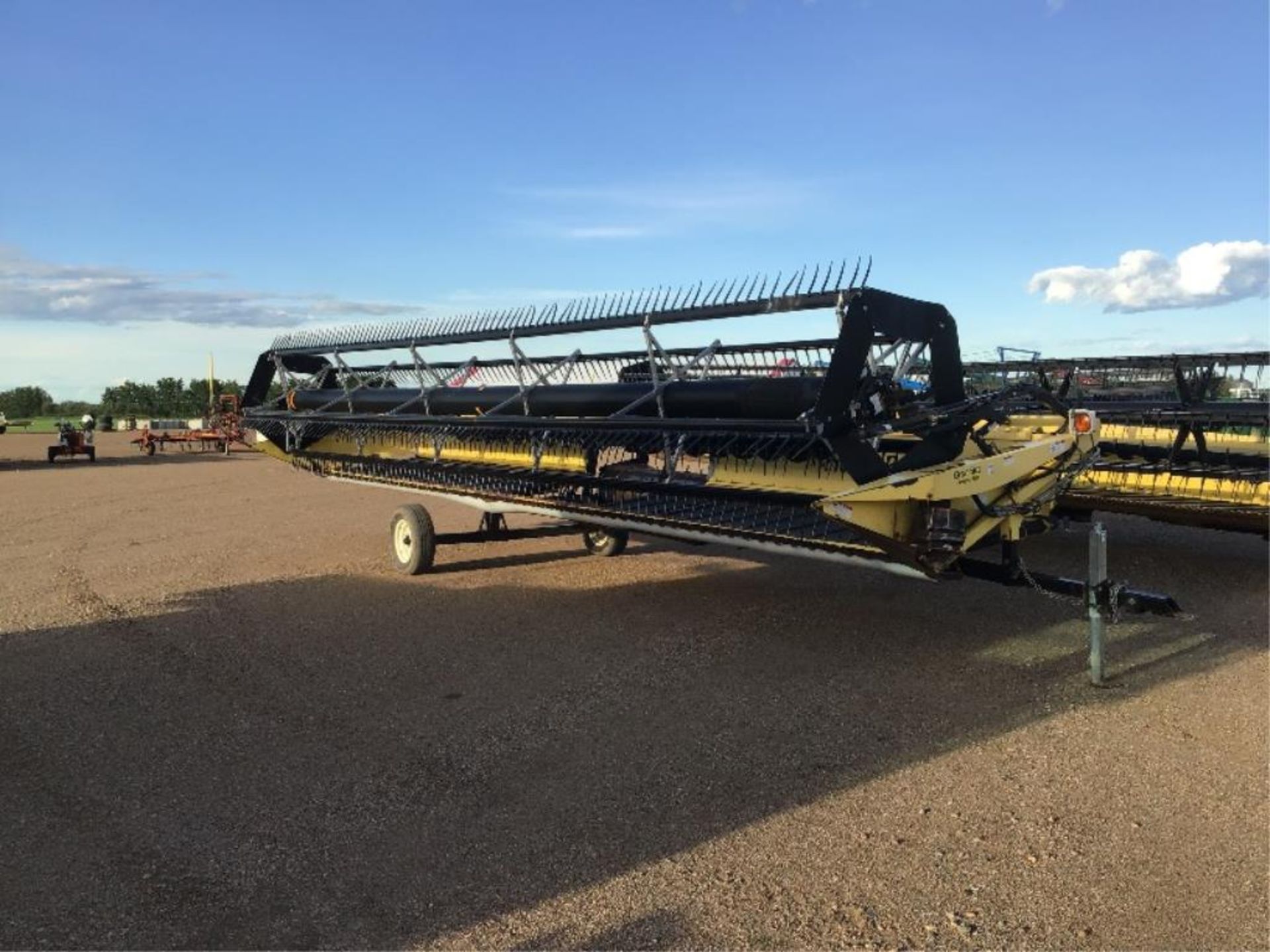 2000 30Ft Honey Bee Draper Header s/n 430030814 U/2 Pickup Reel w/Hyd Fore & Aft, Factory Transport,