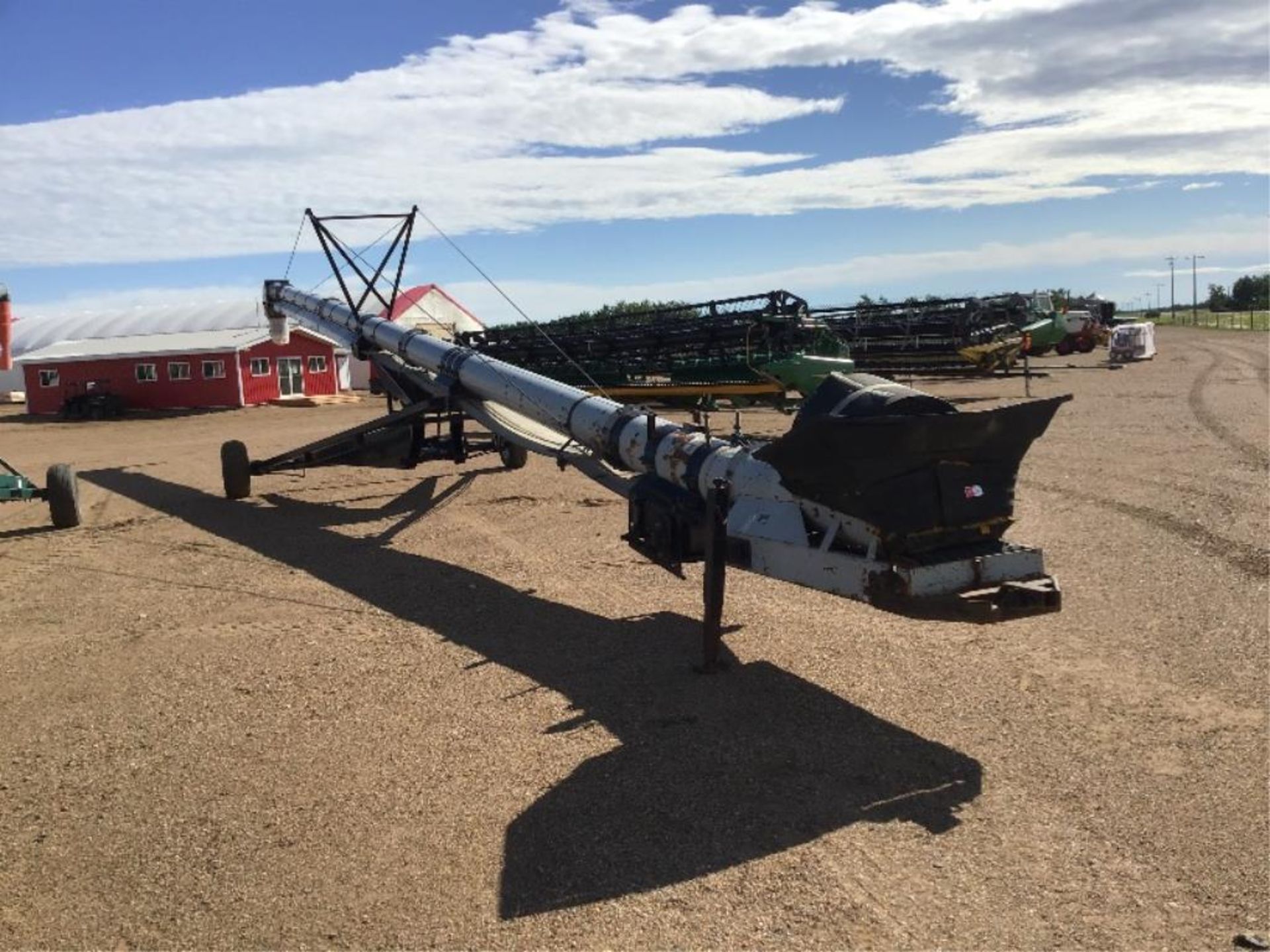 Convey All 14 X 65Ft PTO Drive Grain Conveyor s/n 7897874 540PTO, c/w Brand New Belt valued at $3,